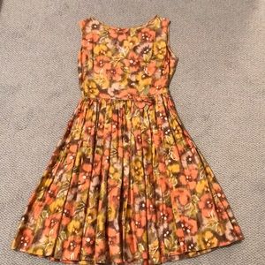 Vintage Floral Dress